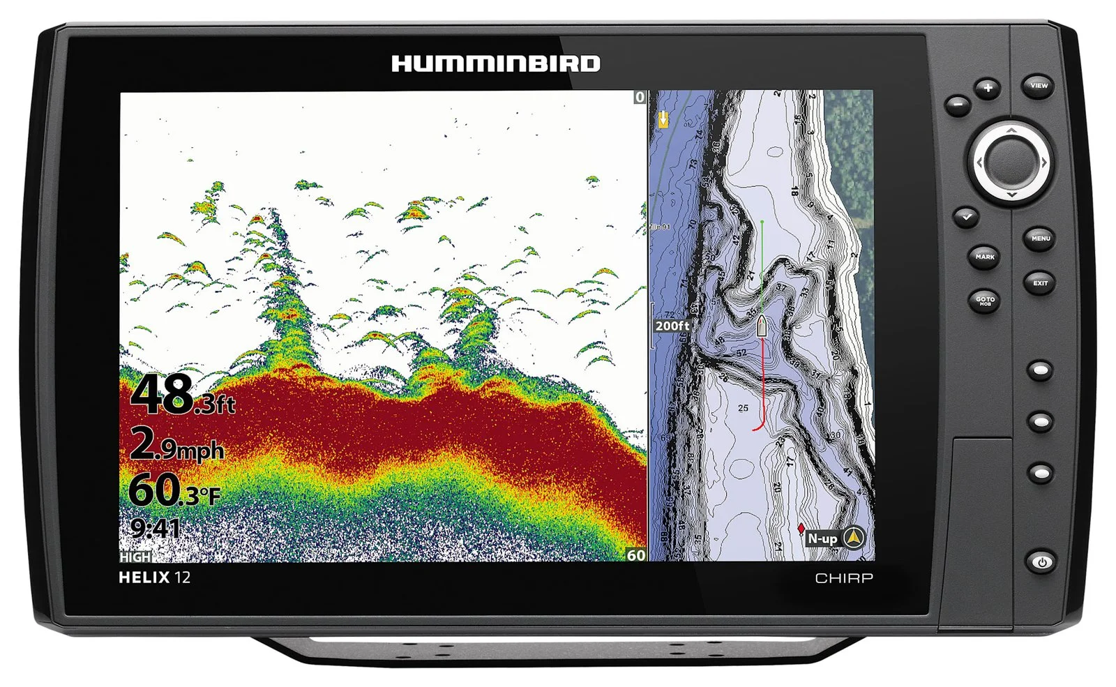 1-15-1.webp Humminbird HELIX 12 CHIRP MEGA SI GPS G4N Fish Finder/Chartplotters. - Image 1