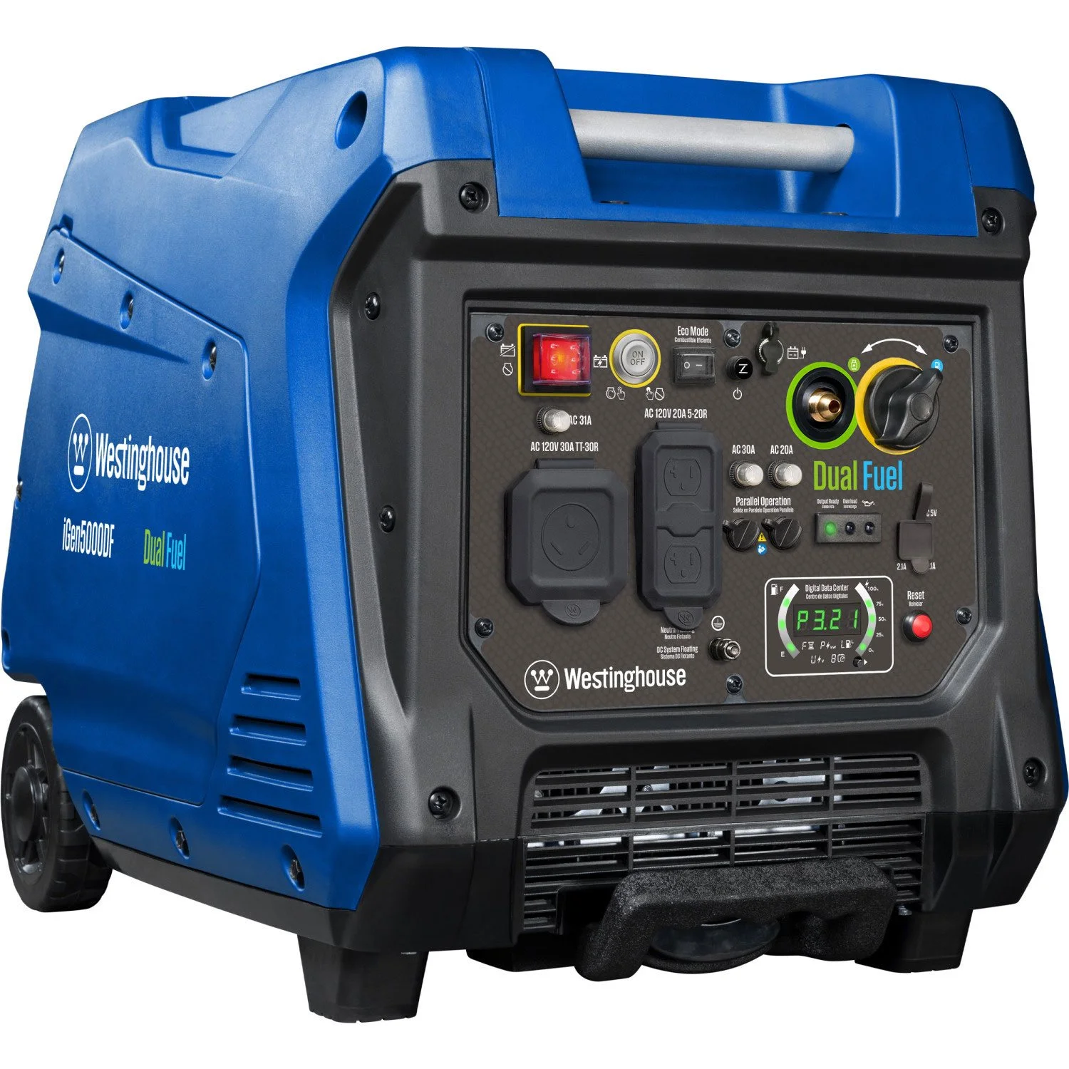 1-280-1.webp Westinghouse iGen5000DF 5000 Watt Portable Inverter Generators. - Image 1