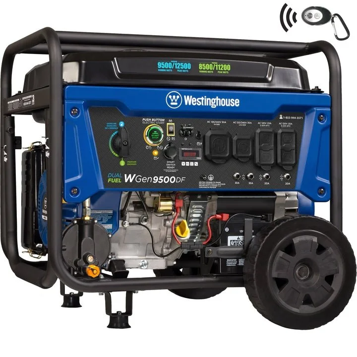 Westinghouse WGen9500DF Portable Generators. - Image 1