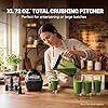 Ninja Kitchen System | All-in-One Food Processor & Blender for Smoothies | Includes Pitcher, (2) 16 oz. To-Go Cups & 8-Cup Bowl | Makes Salsa, Dough, Shakes, & Frozen Drinks | 1500W | Black | BL770 - Image 3