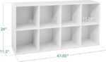 Best Choice Products 8-Cube Storage Organizer, 11in Shelf Opening, Bookcase, Display Shelf, Customizable w/ 3 Removable Back Panels – White - Image 3