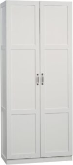 4+ 9 VIDEOS Sauder Select Storage Cabinet/ Pantry cabinets, White finish