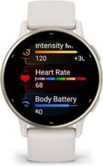 Garmin vívoactive 5, Health and Fitness GPS Smartwatch, AMOLED Display, Up to 11 Days of Battery, Ivory - Image 4