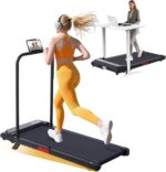 KASSADIN Walking Pad with Handle Bar, 2026 Upgrade Portable Small Treadmill with Handles for Home Small, 3.0HP Under Desk Walking Pad Treadmill with Incline, 0.6-7.6MPH, 350LBS - Image 3