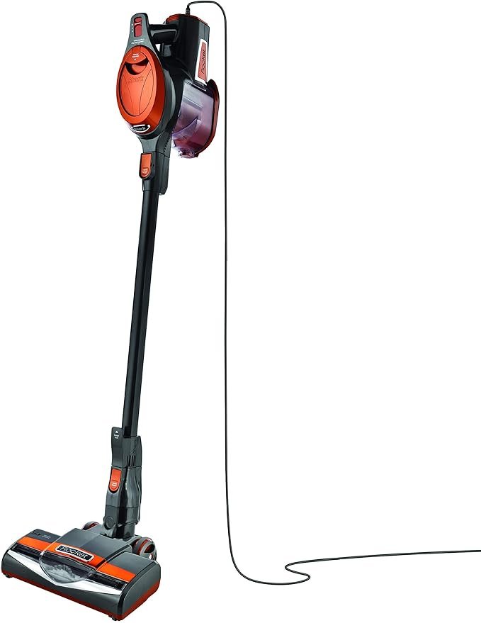 7135gJlVfzL._AC_SX679_.jpg Shark Rocket Ultra-Light Corded Bagless Vacuum for Carpet and Hard Floor Cleaning with Swivel Steering (HV301), Gray/Orange - Image 1
