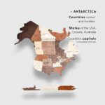 Enjoy The Wood 3D Wooden World Map Wall Art – Large Travel Map with Pins for Art Decor – Decorative Map of the World for Home, Office – Travel Wall Art Housewarming Gift Idea (Multicolor, M, Unframed) - Image 3