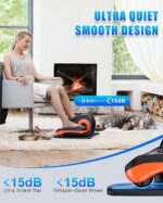 Putnen Under Desk Elliptical Machine, Electric Elliptical Leg Exerciser for Seniors with 12 Adjustable, Portable Quiet Elliptical Exercise Machine, Seated Pedal Exerciser with Remote Control - Image 3
