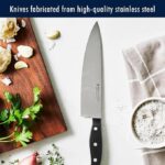 HENCKELS Statement Premium Quality 15-Piece Set with Block, Natural, Razor-Sharp, German Engineered Informed by 100+ Years of Mastery, Lightweight and Strong, Dishwasher Safe - Image 4