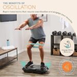 Lifepro Waver Vibration Plate Exercise Machine for Lymphatic Drainage, Muscle Activation, Full-Body Workout Vibrating Platform with Loop Bands, Fitness Equipment for Strength Toning & Fat Loss - Image 2