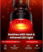 BOB AND BRAD Q2 Ultra Mini Massage Gun with Red Light Infrared Heating Head, Pocket-Sized Deep Tissue Massager for Muscle Therapy, HSA Portable Percussion Massage Gun for Pain Relief FSA Eligible - Image 4