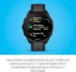Garmin Forerunner 165, Running Smartwatch, Colorful AMOLED Display, Training Metrics and Recovery Insights, Black - Image 3