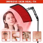 Red Light Therapy for Face and Body, Red Infrared Light Therapy Lamp with Stand Led 660nm Red Light-Therapy& 850nm Infrared Light Device for Body - Image 5