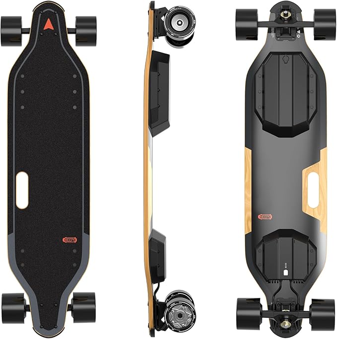 MEEPO Campus V5 Series/Envy Electric Skateboard with Remote, Top Speed Up to 29 Mph, 4 Speed Smooth Braking, Easy Carry Handle Design, Suitable for Adults & Teens