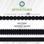 J&B XpandaHose 150ft Expandable Garden Hose – Ultra-Strong 3750D, 4-Layer Latex Core, Brass 3/4″ Connectors, 10-Pattern Nozzle & Storage Bag – Lightweight, Kink-Reducing, Leak-Resistant - Image 5