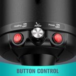 Pet Dryer, 5.2HP/3800W Pet Grooming Dryer with Adjustable Speed and Temperature Control Dog Blow Dryer, Pet Hair Dryer with 3 Nozzle - Image 2